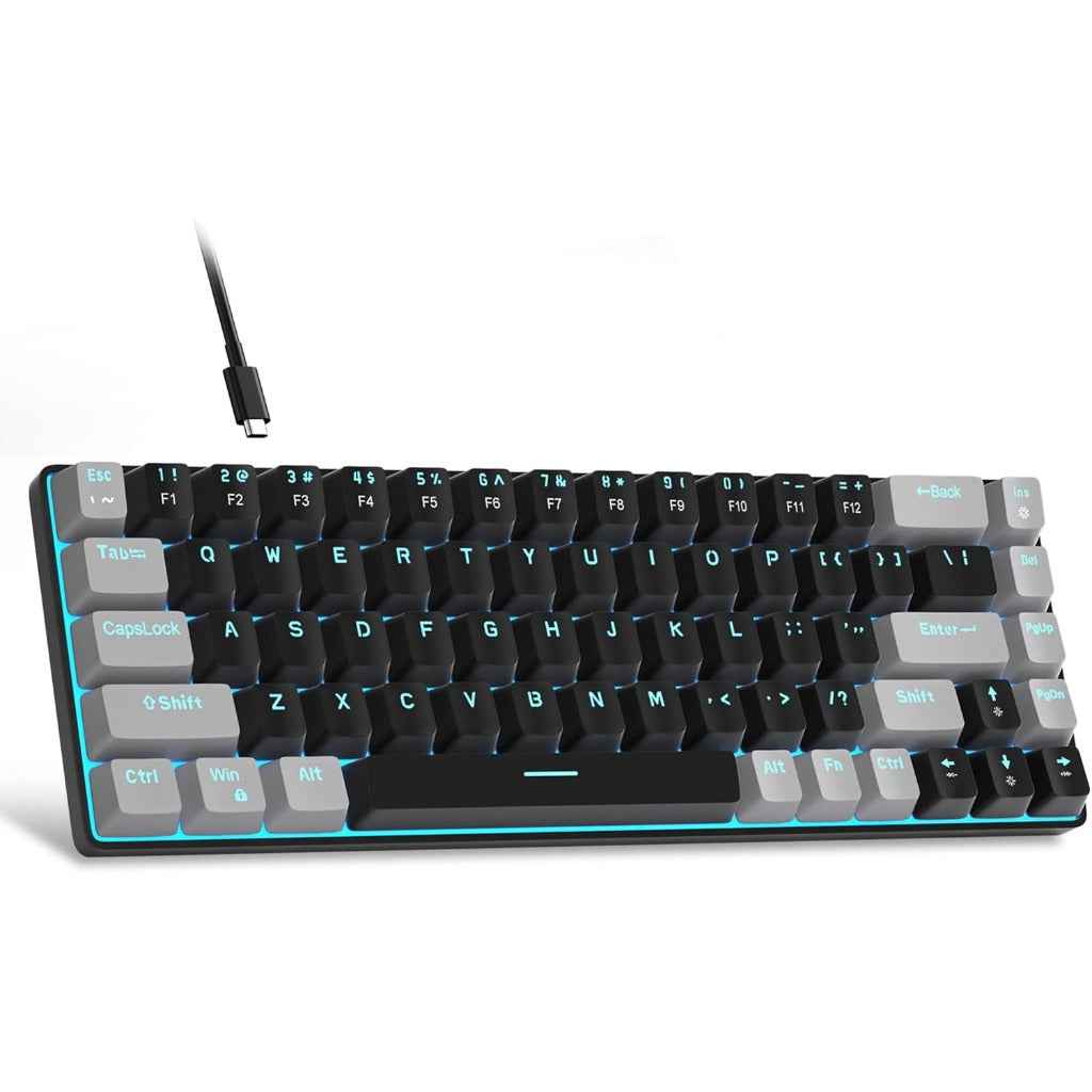 MageGee Portable 60% Mechanical Gaming Keyboard, MK-Box