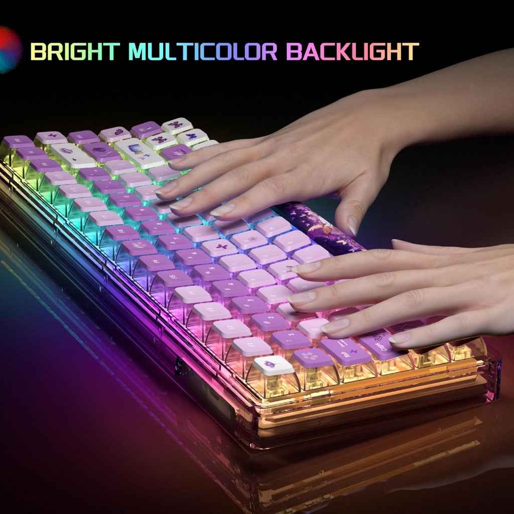MageGee Light84 Transparent Mechanical Keyboard