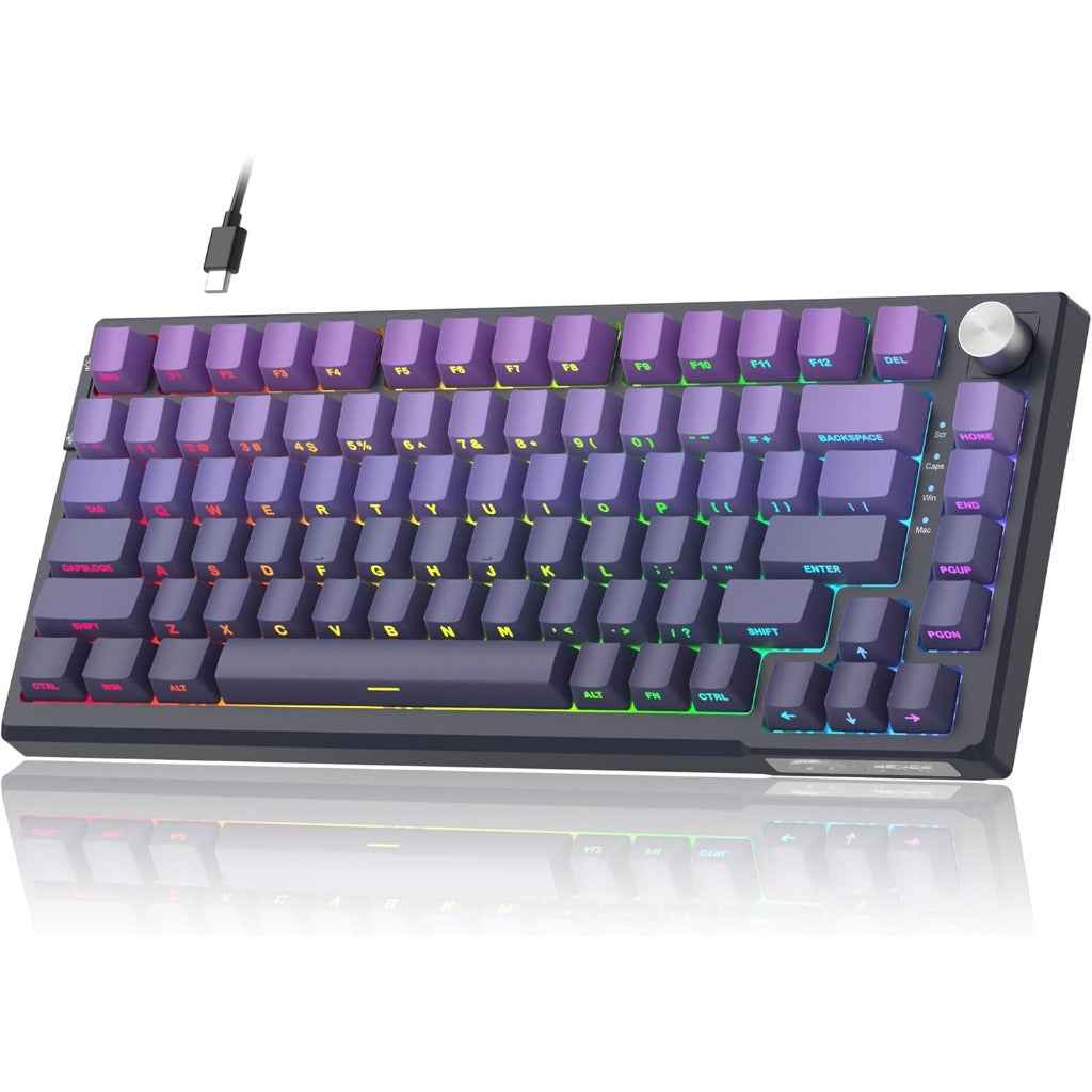 MageGee SKY81 75% Mechanical Gaming Keyboard, Gasket Hot Swappable Wired