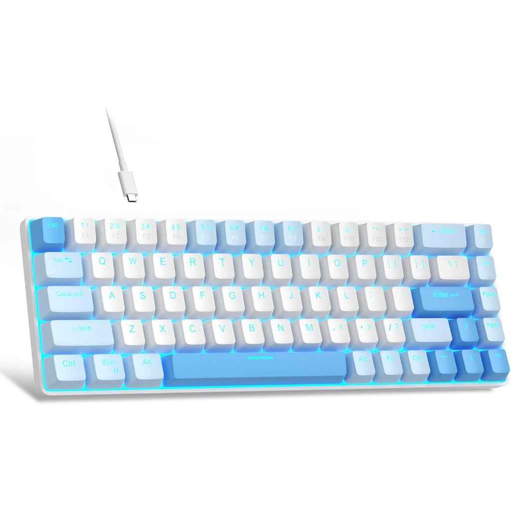 MageGee Portable 60% Mechanical Gaming Keyboard, MK-Box
