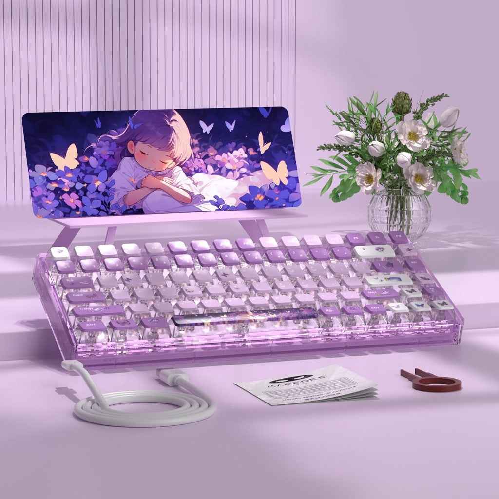 MageGee Light84 Transparent Mechanical Keyboard