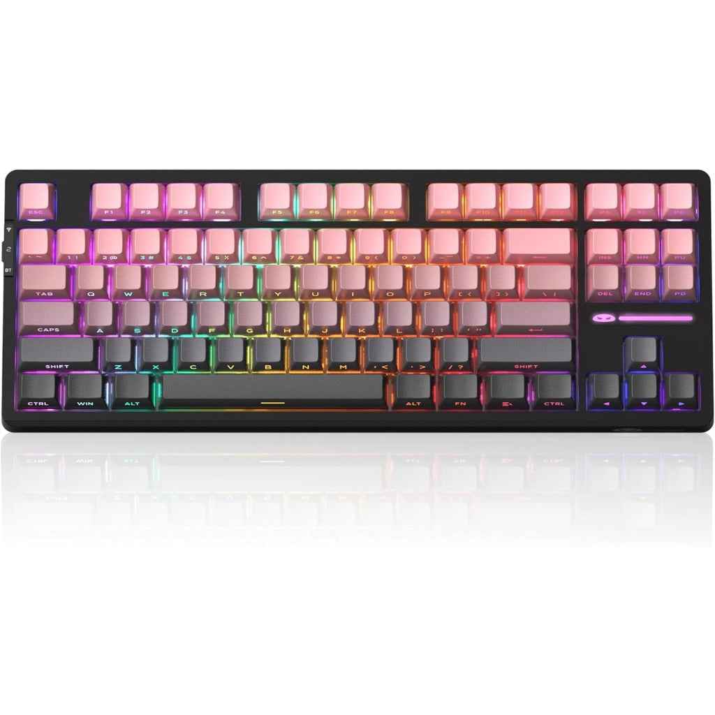 MageGee LIGHT87 2.4G/USB-C/BT5.0 8000mAh Wireless Creamy Keyboard