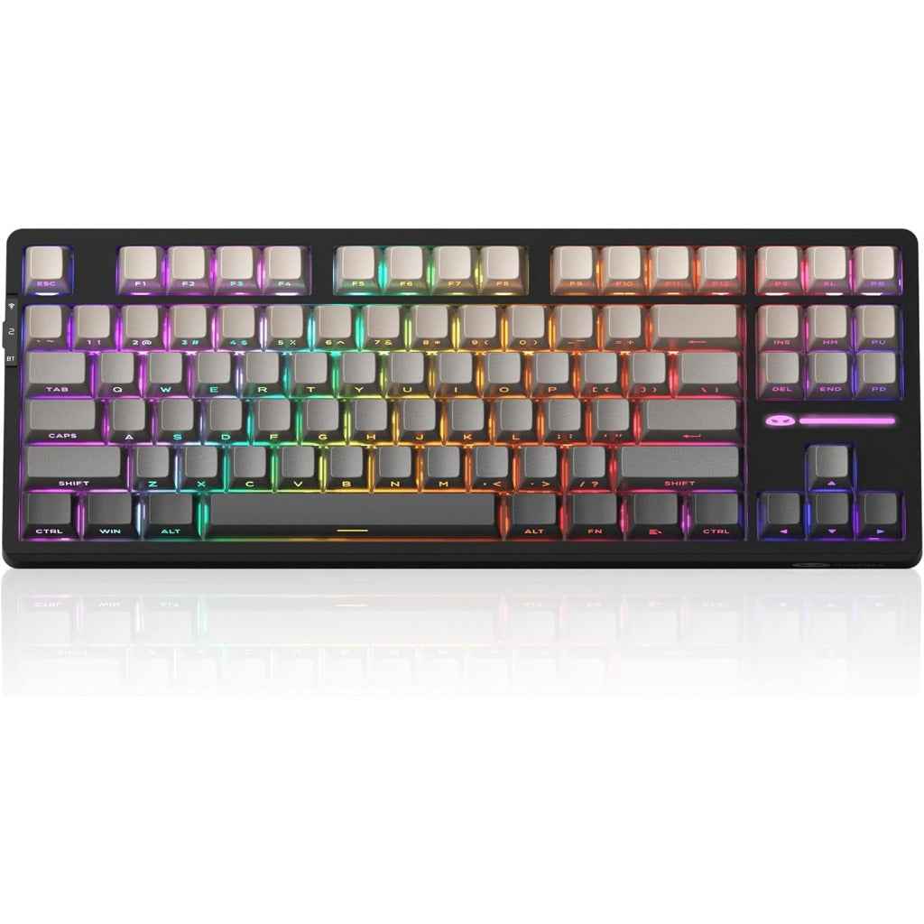 MageGee LIGHT87 2.4G/USB-C/BT5.0 8000mAh Wireless Creamy Keyboard