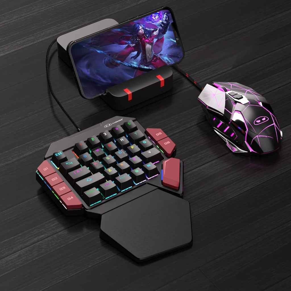 MageGee One Handed Professional Gaming Keyboard