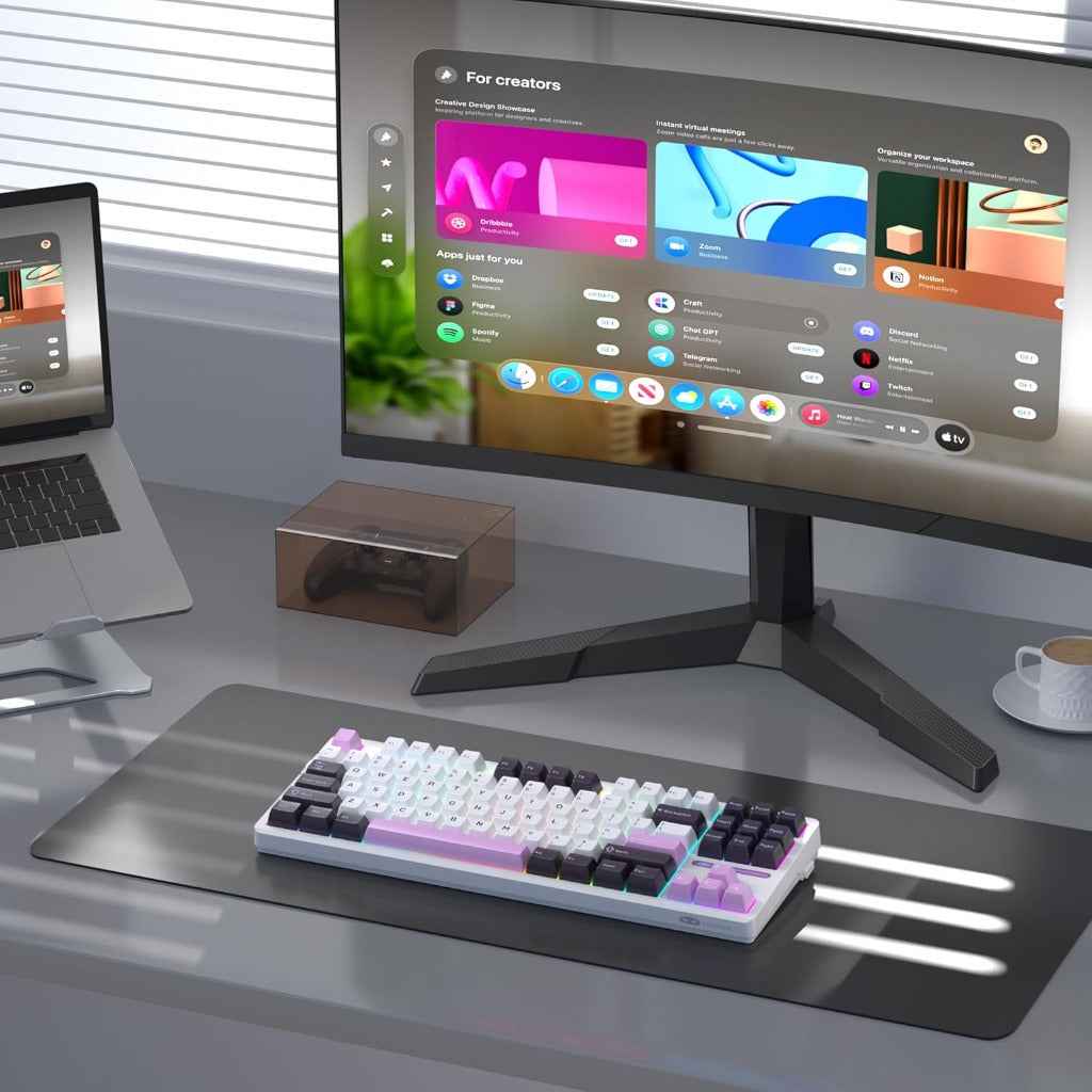 MageGee LIGHT87 Wired Creamy Keyboard Hot Swappable