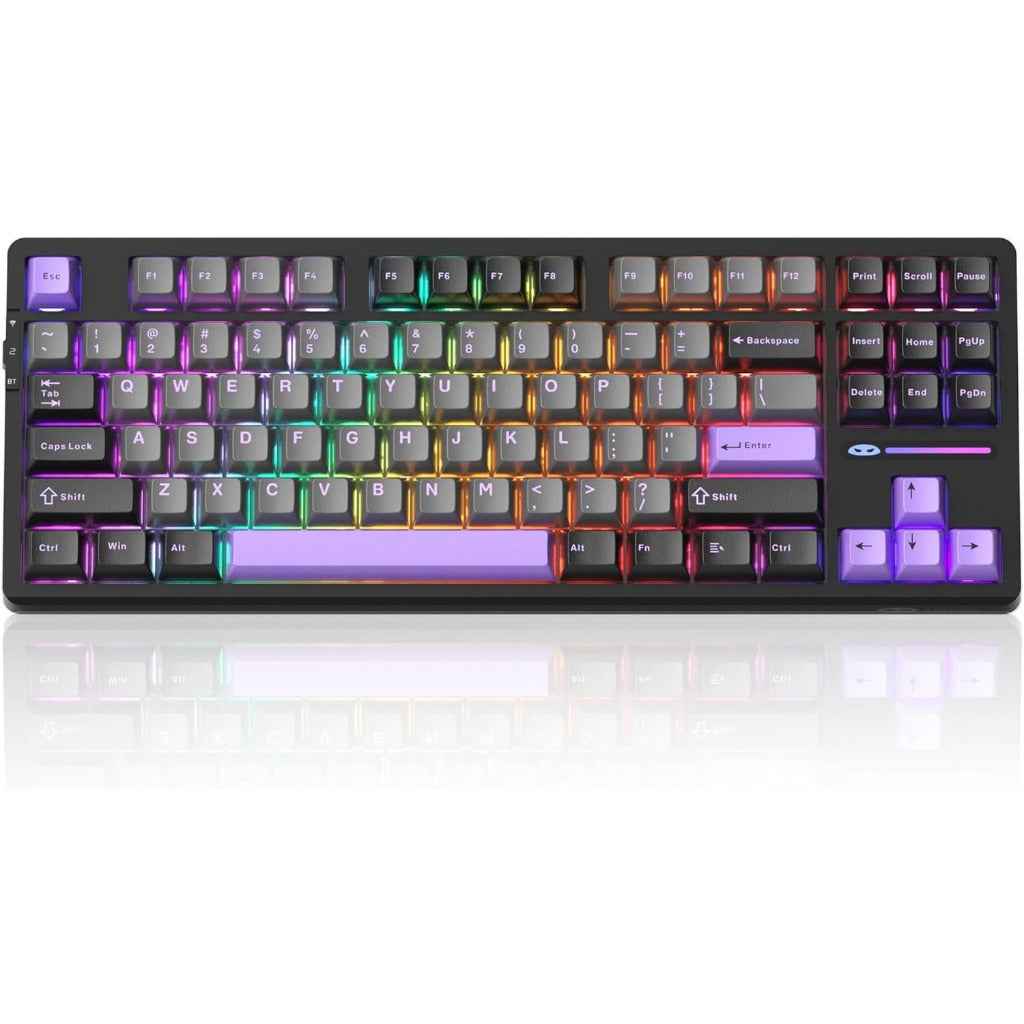 MageGee LIGHT87 2.4G/USB-C/BT5.0 8000mAh Wireless Creamy Keyboard