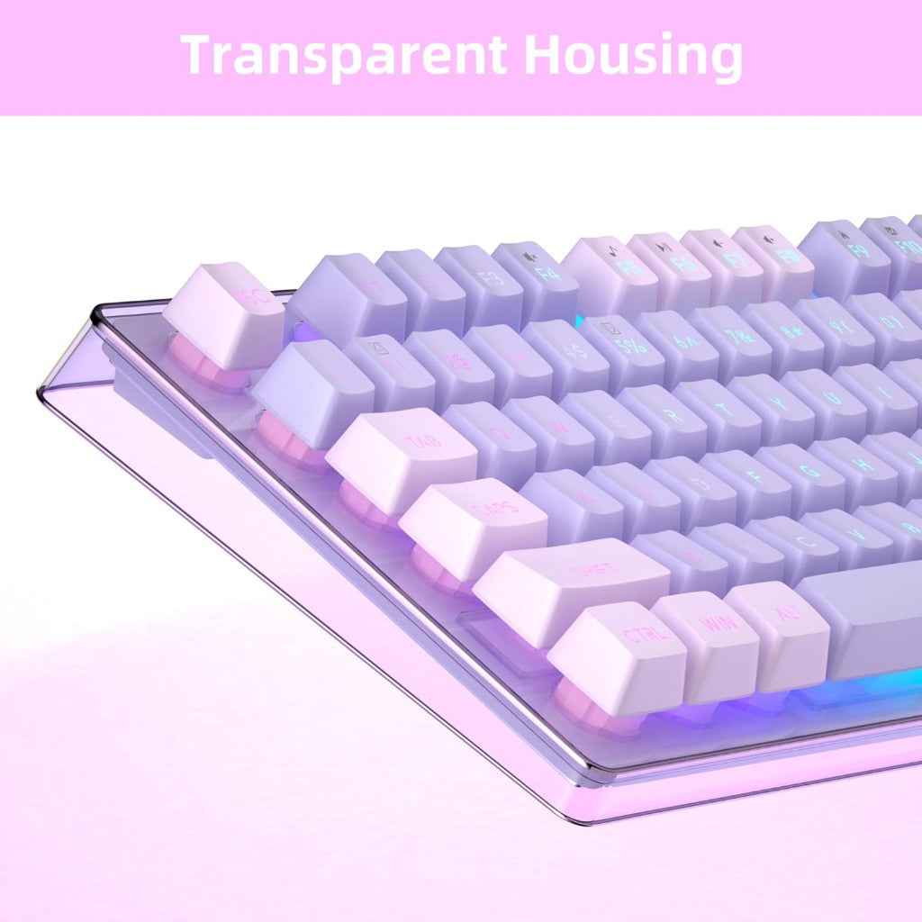 MageGee V550 Wireless Gaming Keyboard and Mouse, 2.4G Full-Sized