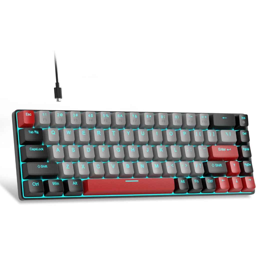 MageGee Portable 60% Mechanical Gaming Keyboard, MK-Box