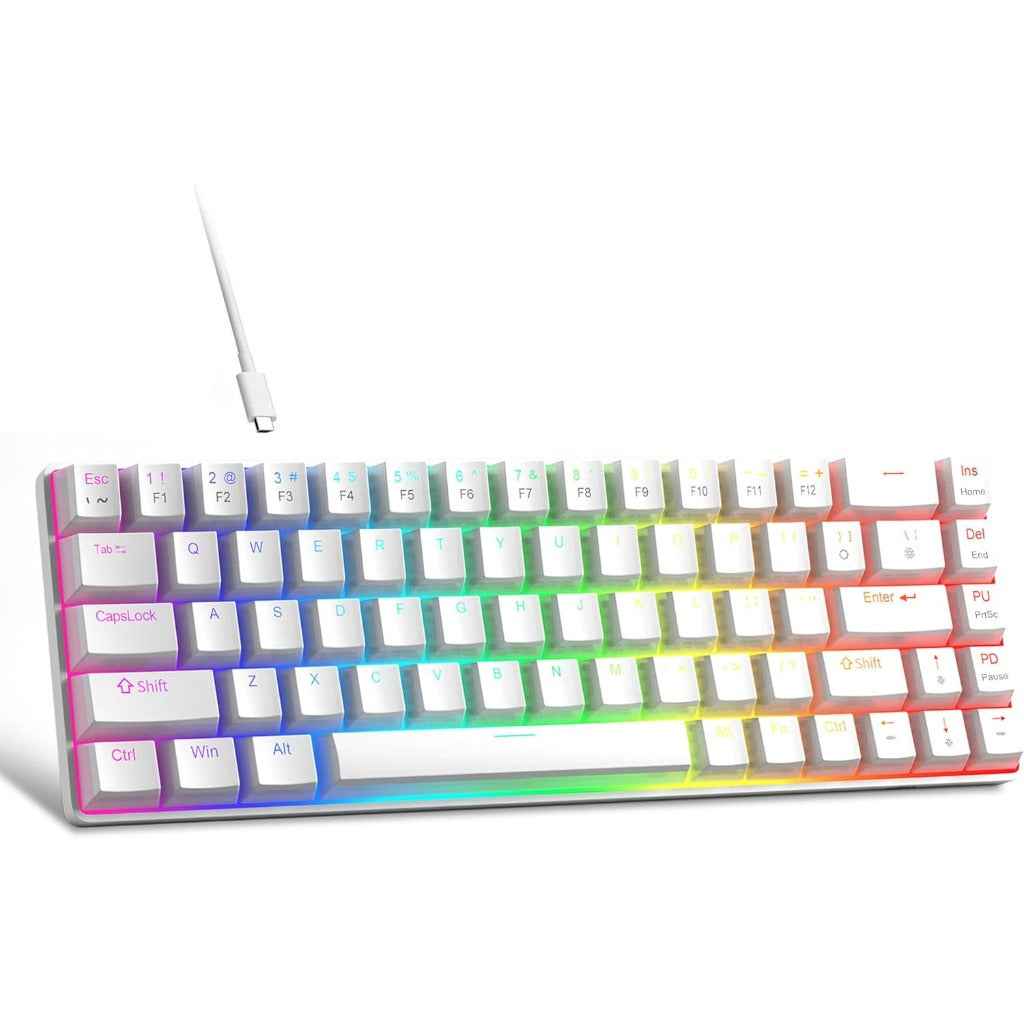 MageGee Portable 60% Mechanical Gaming Keyboard, MK-Box