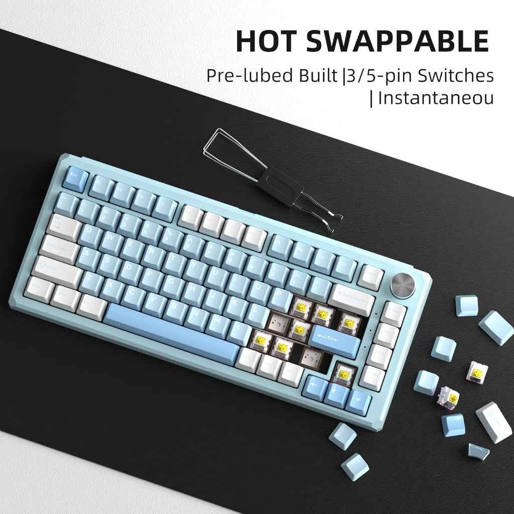 MageGee Captain75 Wireless Mechanical Keyboard CNC Aluminium