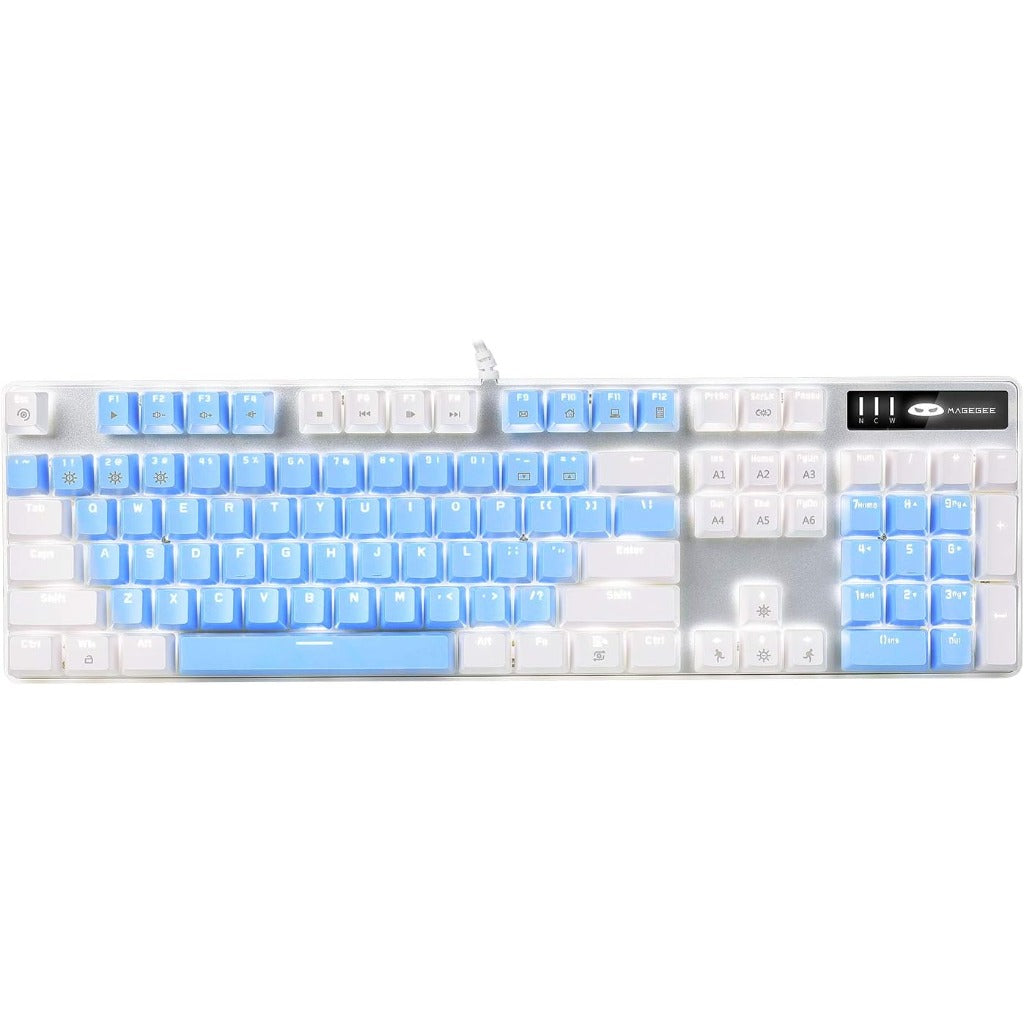 MageGee Mechanical Gaming Keyboard 104 Keys White Backlit