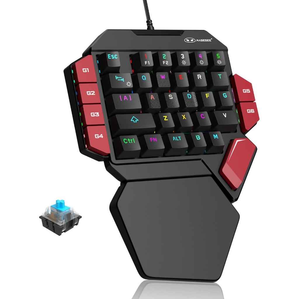 MageGee One Handed Professional Gaming Keyboard