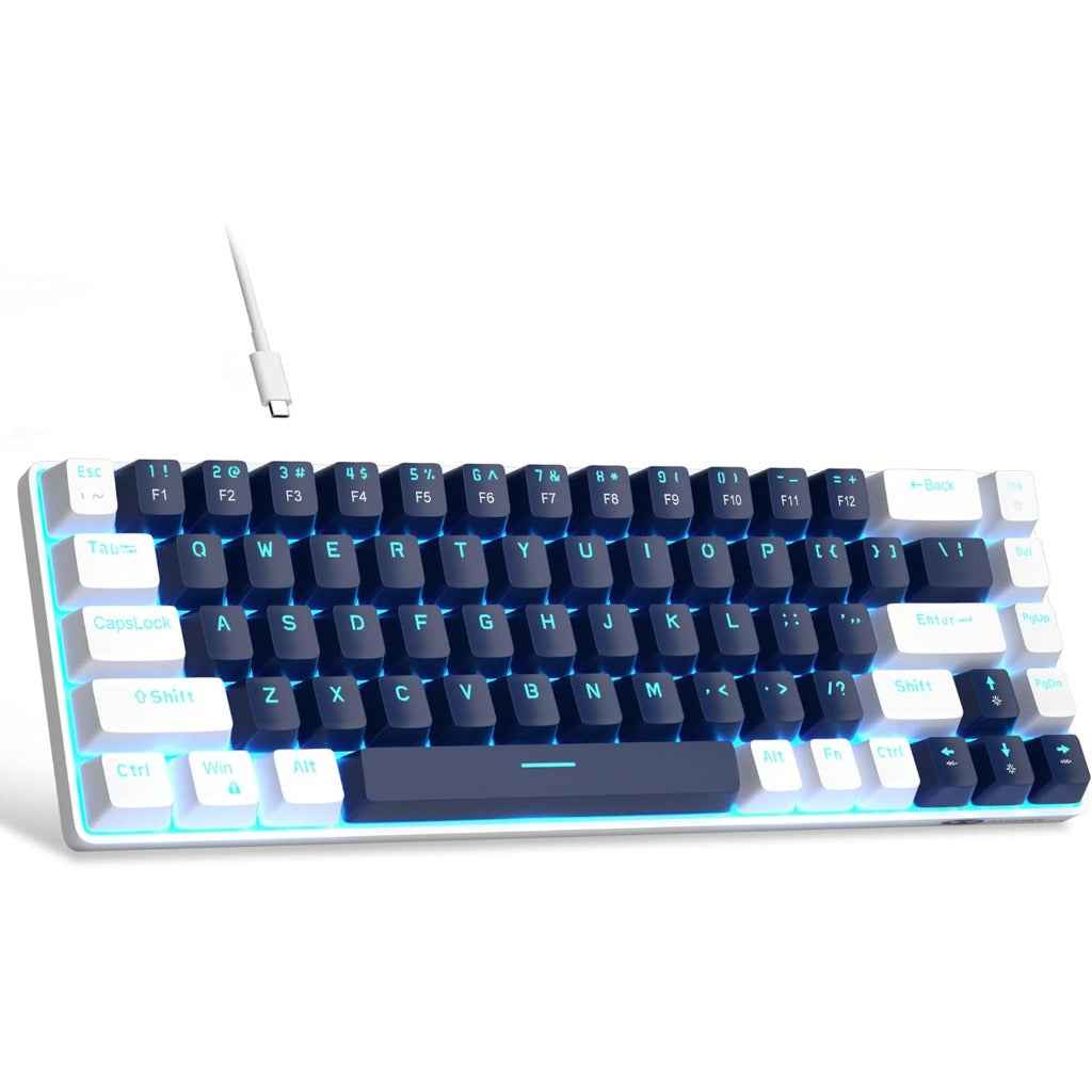 MageGee Portable 60% Mechanical Gaming Keyboard, MK-Box