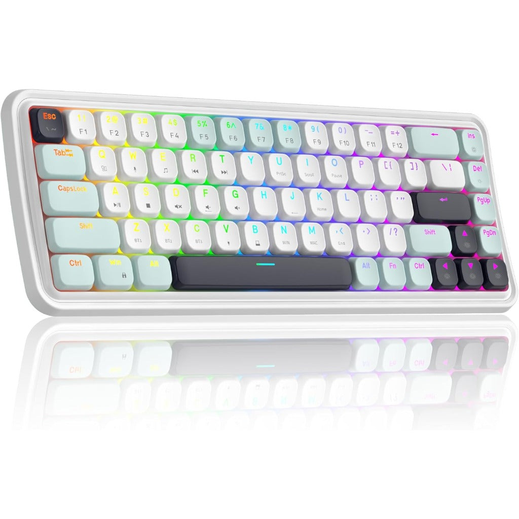 MageGee 2.4G/BT5.0/USB-C Wireless Creamy Mechanical Keyboard