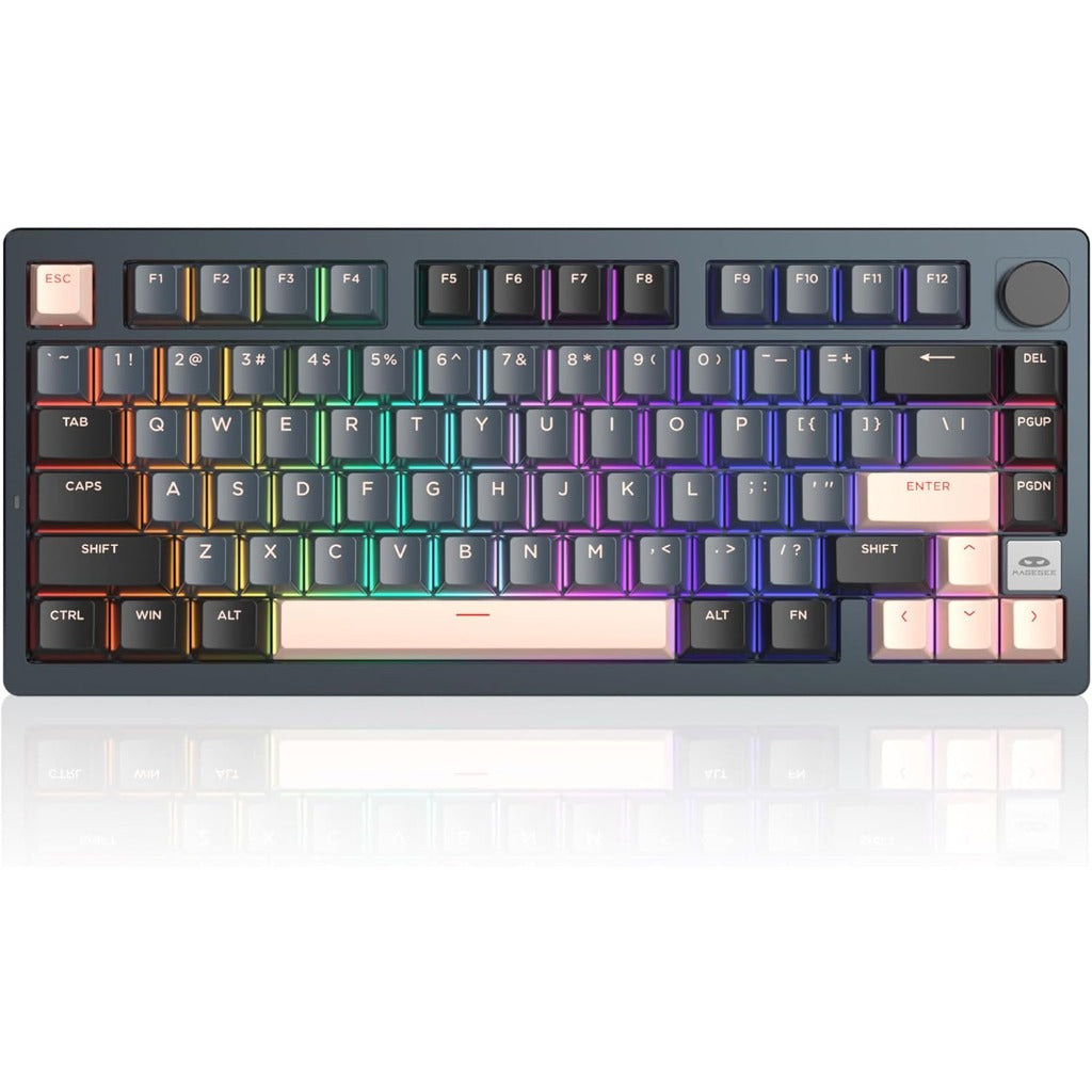 MageGee LIGHT75 Wireless 4000mAh 2.4G/USB-C/BT5.0 Creamy Keyboard